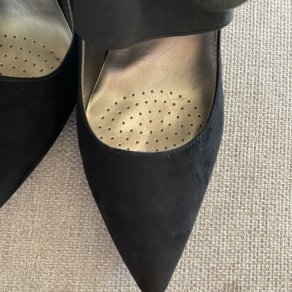 Black Strappy Heels - Picture 3 of 3